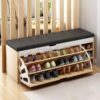 Bench Dengan Tempat Penyimpanan Rak Sepatu