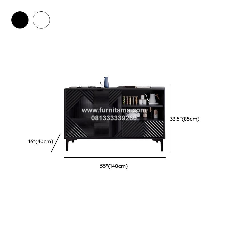 Bufet Dapur Minimalis Dengan Rak Penyimpanan 3 Bufet Dapur Minimalis Dengan Rak Penyimpanan