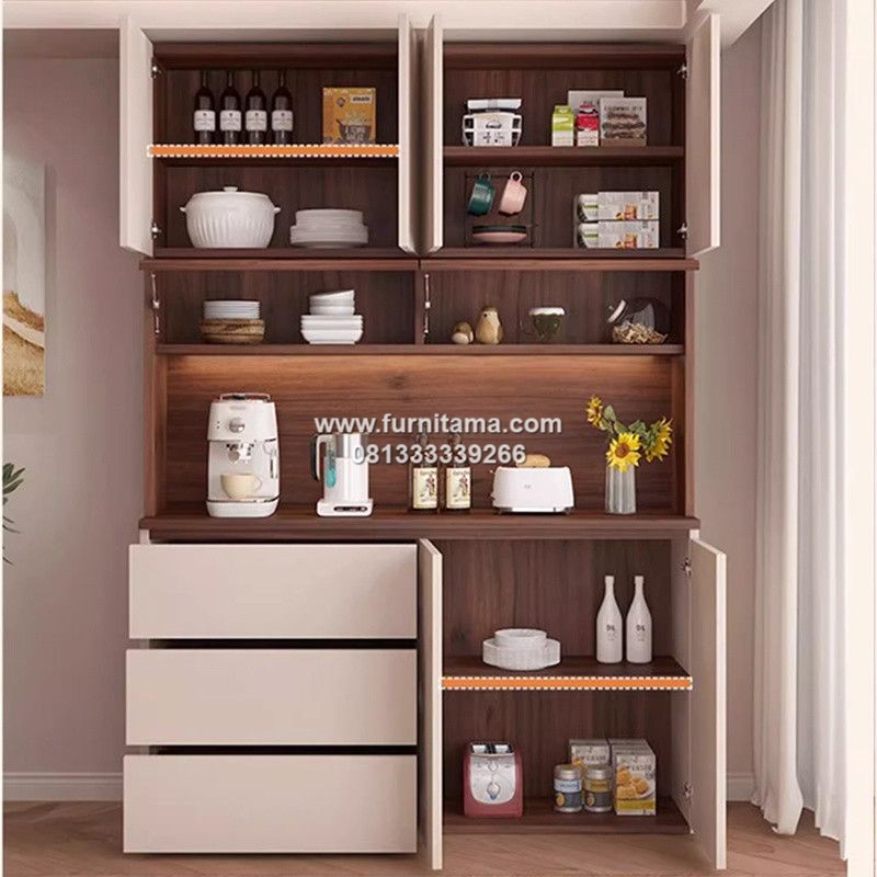 Lemari Dapur Minimalis Modern Dengan Penyimpanan Lemari Dapur Minimalis Modern Dengan Penyimpanan