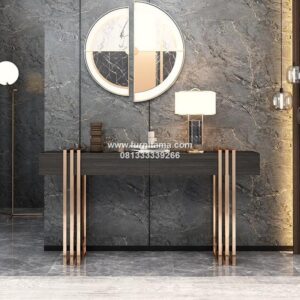 Console Table Kaki Stainless Mewah