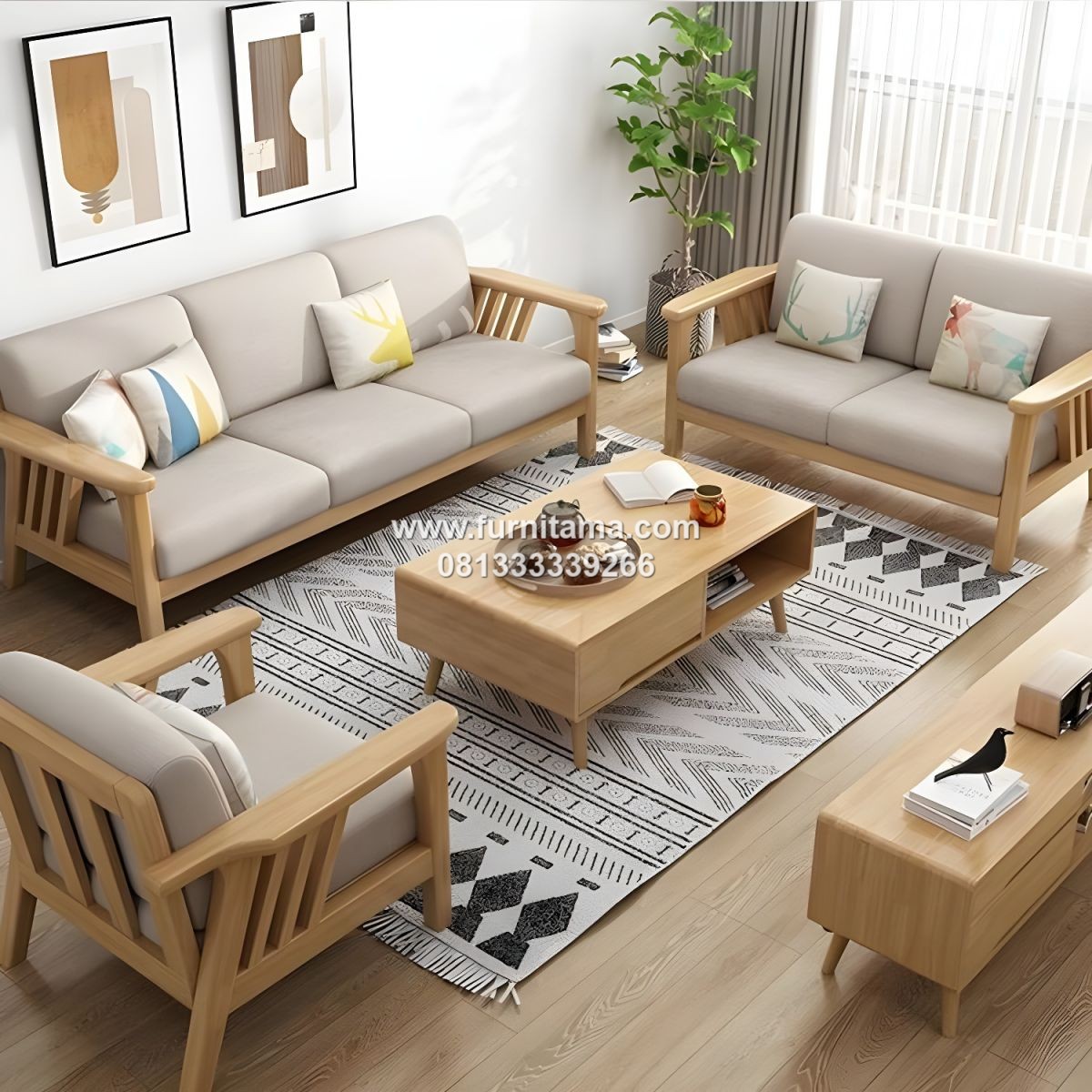 Kursi Tamu Sofa Kayu Jati Desain Minimalis Kursi Tamu Sofa Kayu Jati Desain Minimalis