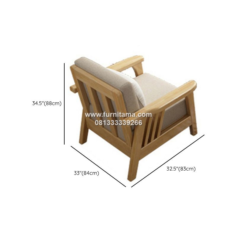 Kursi Tamu Sofa Kayu Jati Desain Minimalis 3 Kursi Tamu Sofa Kayu Jati Desain Minimalis