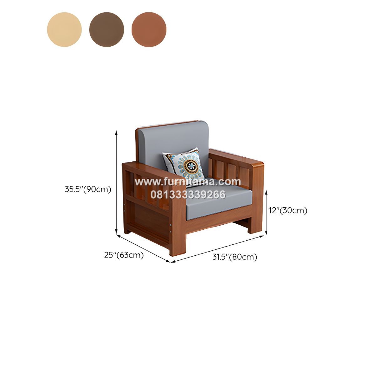 Kursi Tamu Sofa Minimalis Modern Kayu Jati 2 Kursi Tamu Sofa Minimalis Modern Kayu Jati