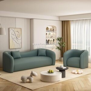 Kursi Tamu Sofa Minimalis Warna Mint Green