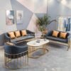 Kursi Tamu Sofa Modern Rangka Stainless Premium Berkualitas Tinggi