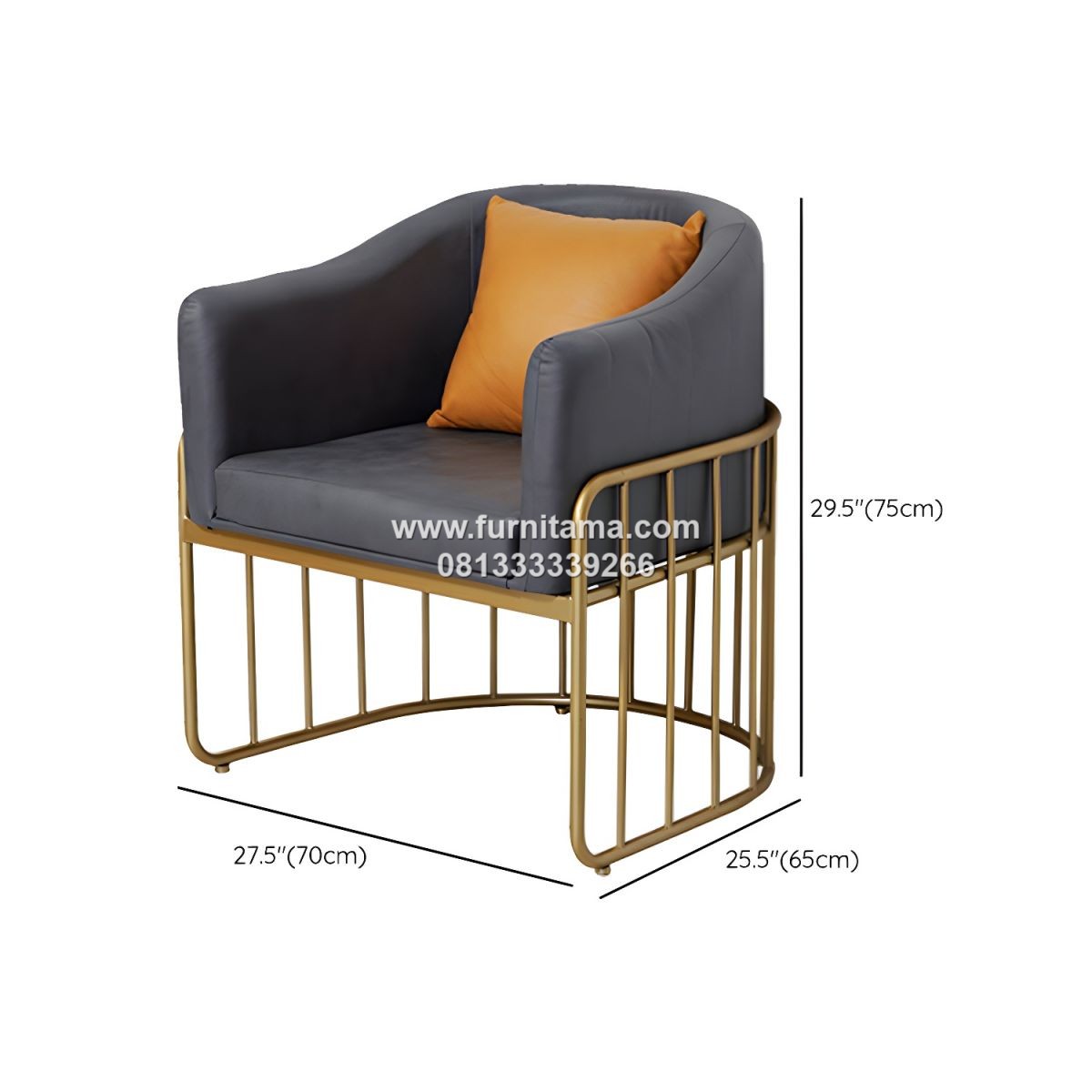 Kursi Tamu Sofa Modern Rangka Stainless Premium Berkualitas Tinggi 3 Kursi Tamu Sofa Modern Rangka Stainless Premium Berkualitas Tinggi