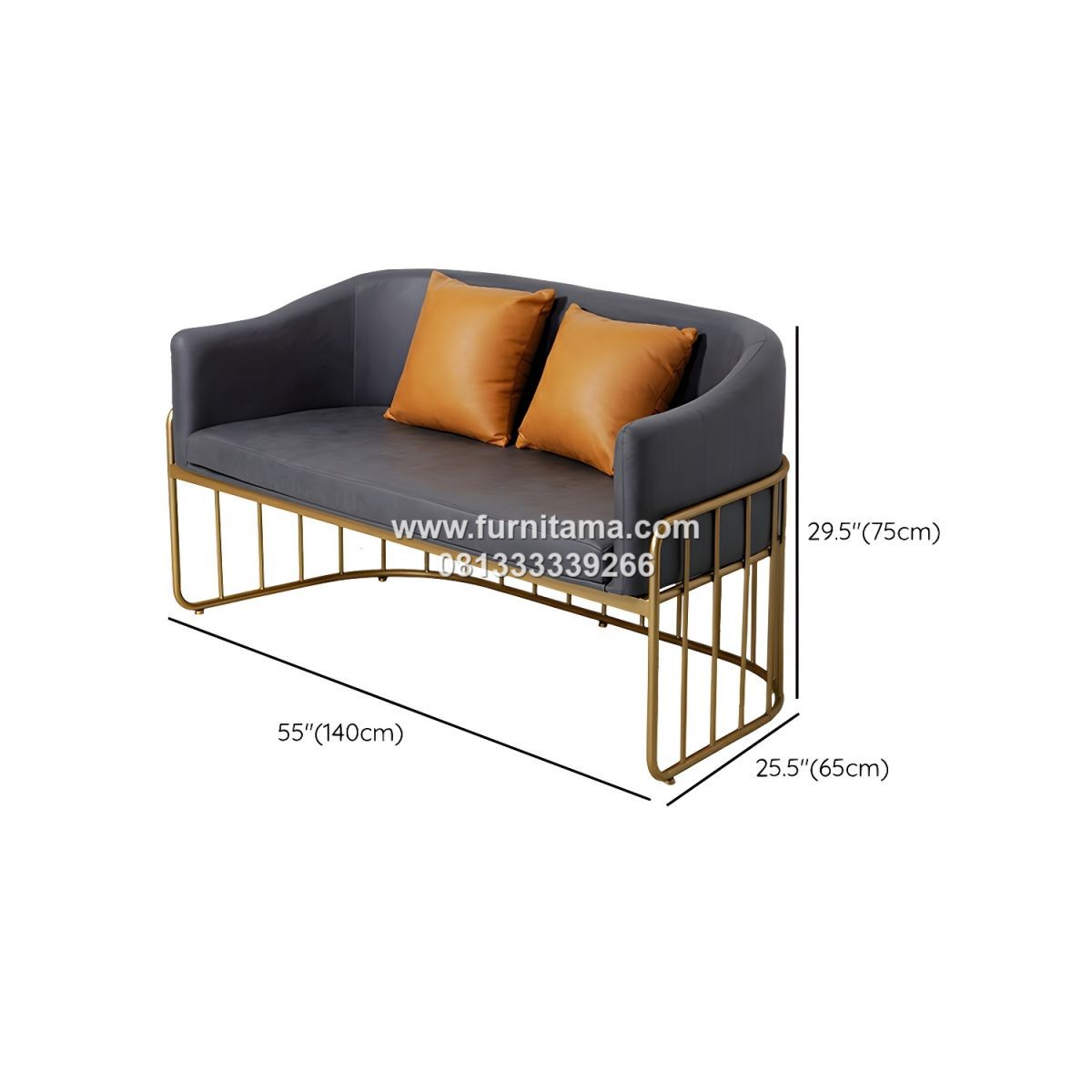 Kursi Tamu Sofa Modern Rangka Stainless Premium Berkualitas Tinggi 5 Kursi Tamu Sofa Modern Rangka Stainless Premium Berkualitas Tinggi