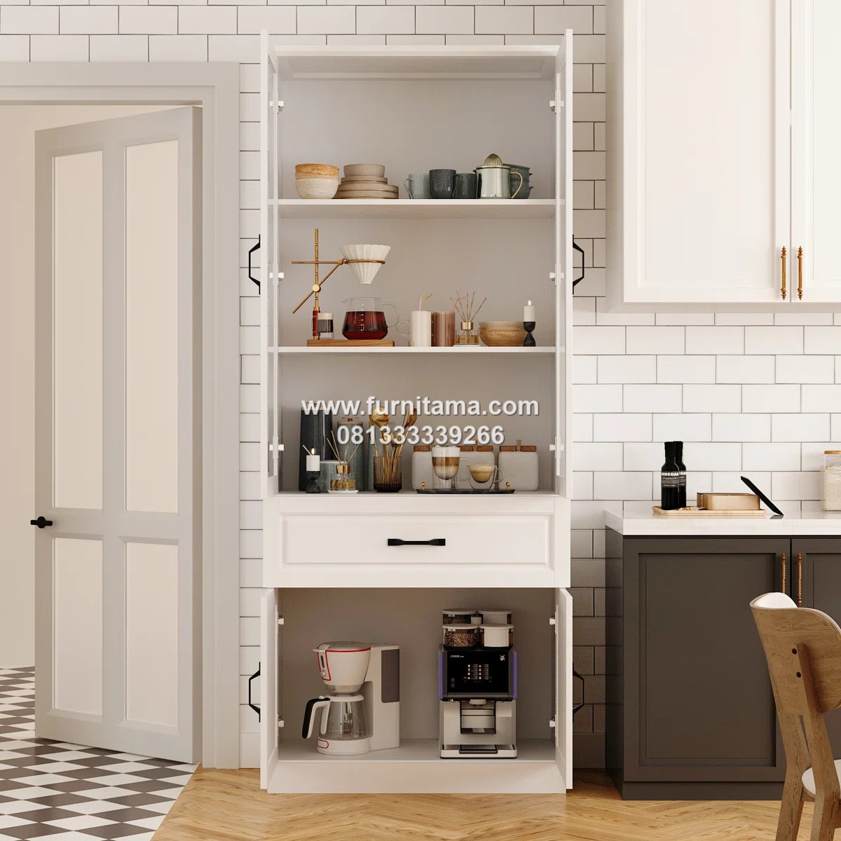 Lemari Pajangan Minimalis Modern 2 Pintu Kaca 1 Lemari Pajangan Minimalis Modern 2 Pintu Kaca