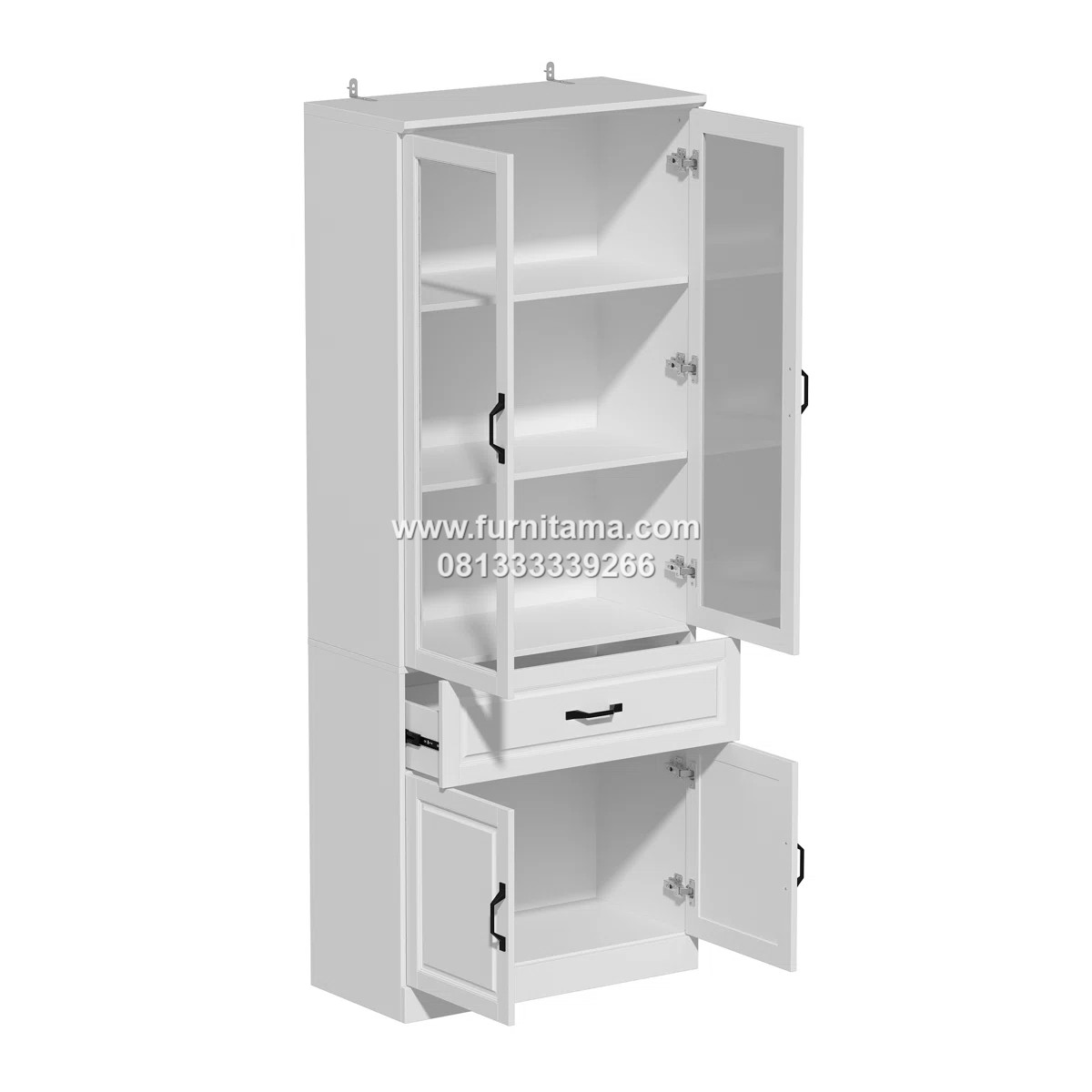 Lemari Pajangan Minimalis Modern 2 Pintu Kaca 2 Lemari Pajangan Minimalis Modern 2 Pintu Kaca