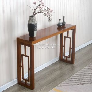 Meja Console Kayu Jati Minimalis Modern