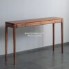 Meja Konsol Gaya Mid-Century Modern dengan 2 Laci