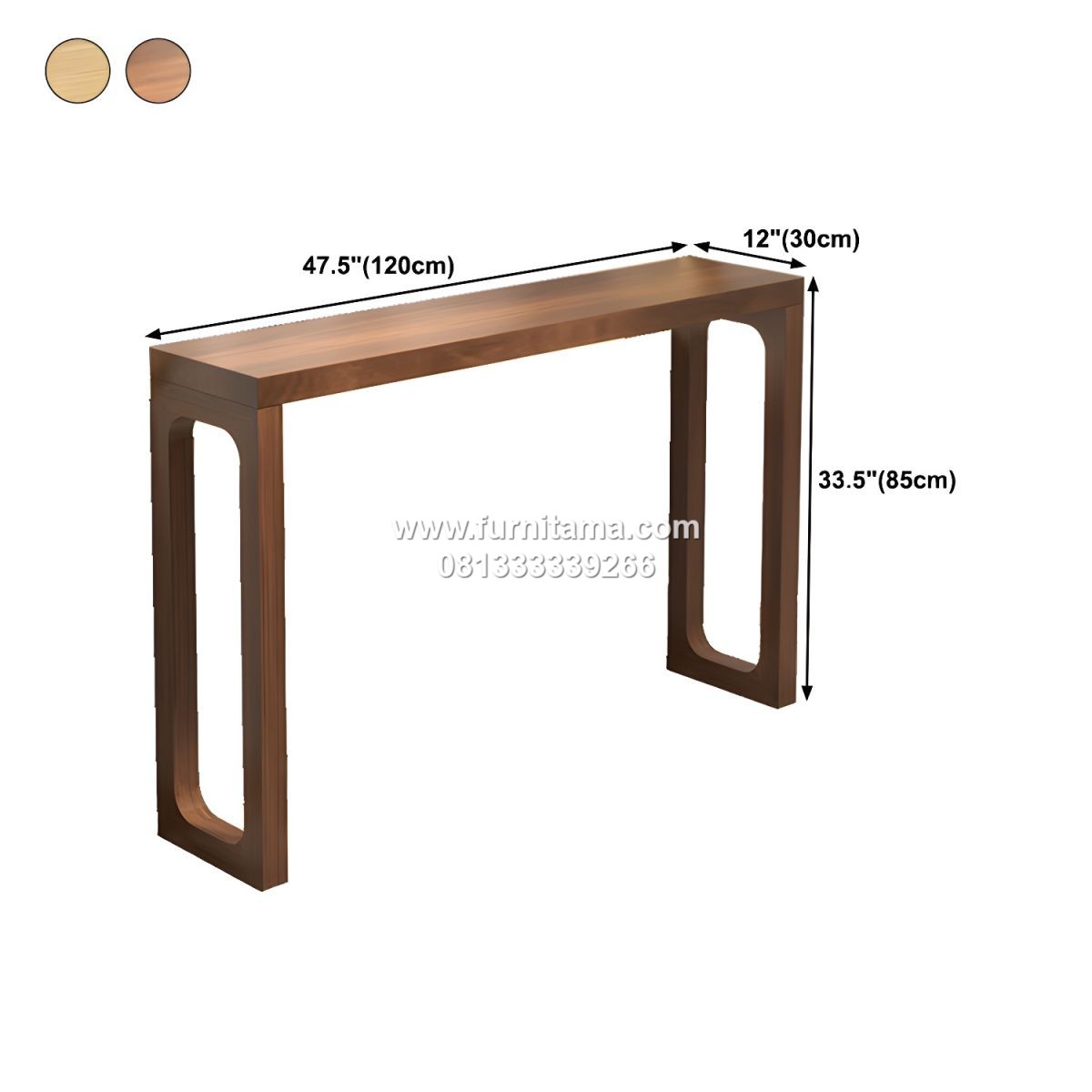 Meja Konsol Kayu Jati Simple Finishing Natural 3 Meja Konsol Kayu Jati Simple Finishing Natural
