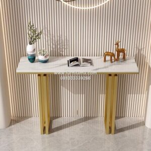 Meja Konsol Stainless Marmer Minimalis Modern