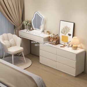 Meja Rias Minimalis Modern Dengan Laci Penyimpanan
