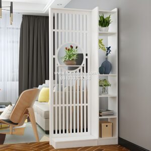 Partisi Ruangan Minimalis 100cm Warna Putih