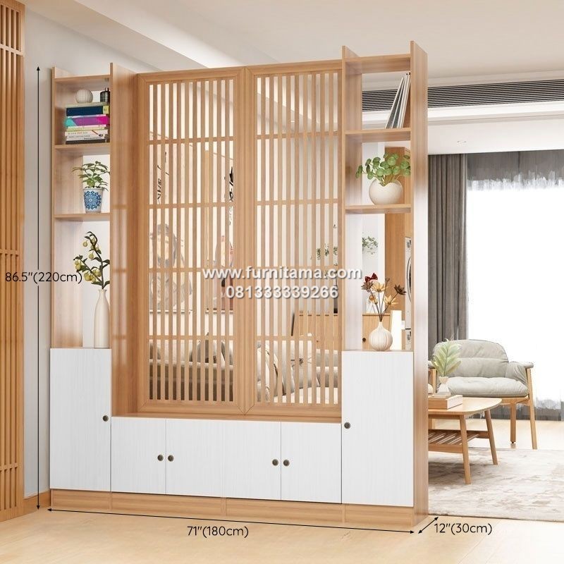 Penyekat Ruangan Minimalis Dengan Rak Penyimpanan 3 Penyekat Ruangan Minimalis Dengan Rak Penyimpanan
