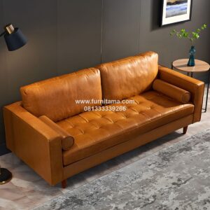 Sofa 2 Seater Modern Sandaran Empuk Berkualitas Premium