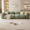 Sofa 3 Seater Jok Beludru Premium Sangat Elegan