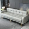 Sofa 3 Seater Scandinavian Modern Warna Natural Elegan