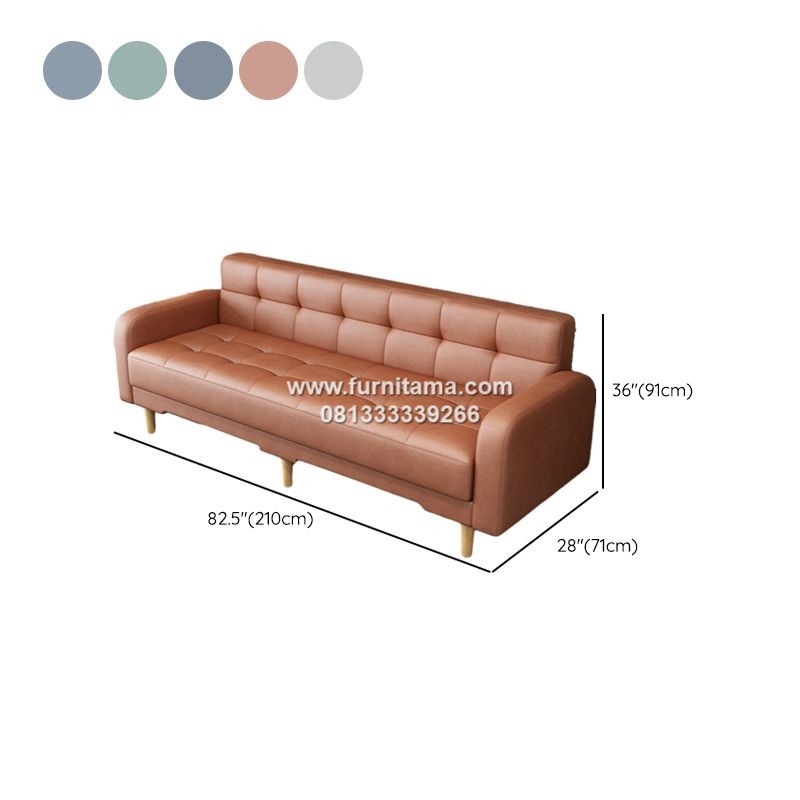 Sofa 3 Seater Scandinavian Modern Warna Natural Elegan 3 Sofa 3 Seater Scandinavian Modern Warna Natural Elegan
