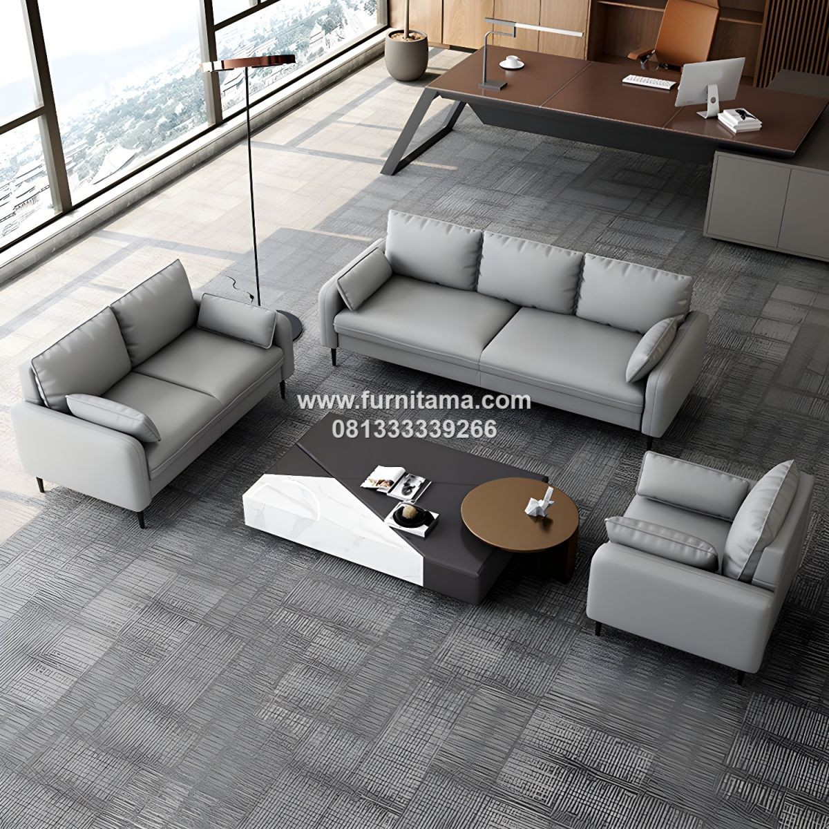 Sofa Kantor Minimalis Modern Elegan