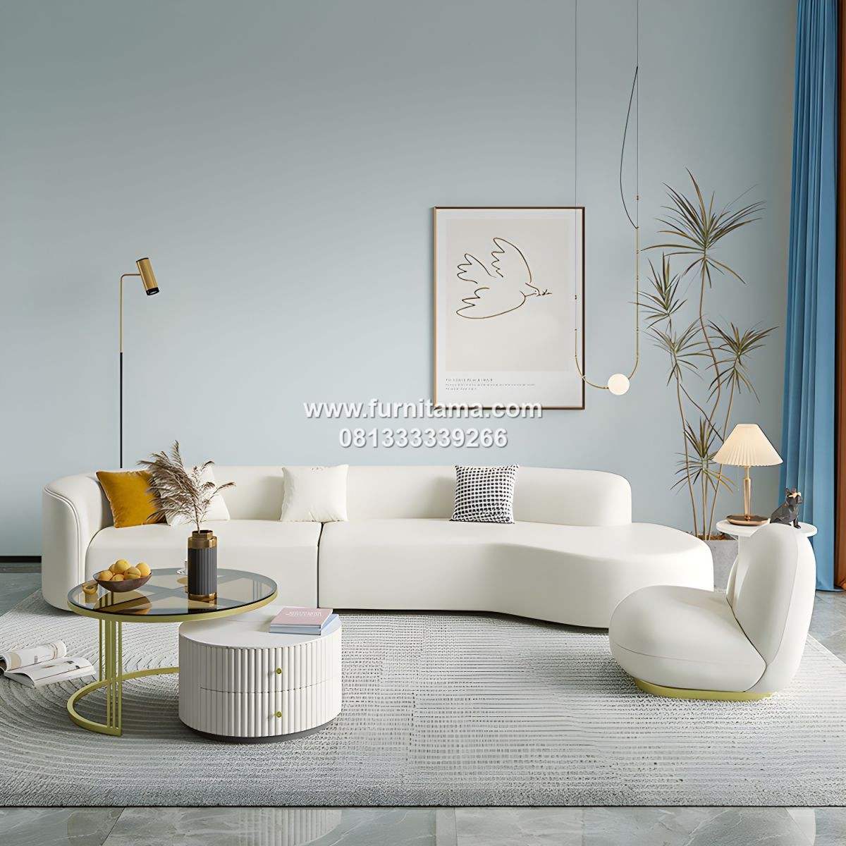 Sofa Ruang Tamu Premium Dengan Bantal Empuk Modern Sofa Ruang Tamu Premium Dengan Bantal Empuk Modern
