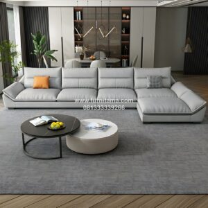 Sofa Sudut Minimalis Mewah Untuk Ruang Keluarga